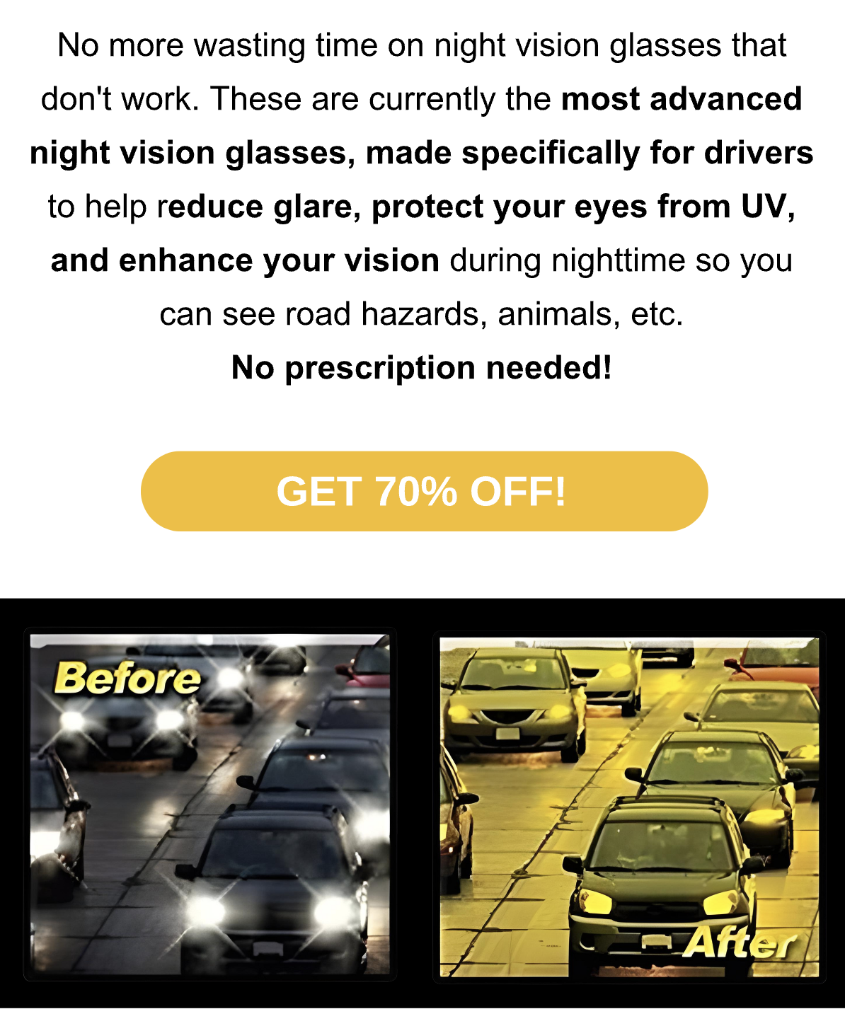 9/10 drivers recommend these night vision glasses